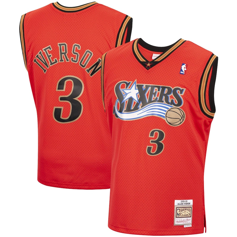 Mitchell & Ness - Swingman Jersey 76ers Iverson - Red