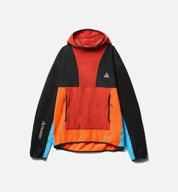 Nike ACG Polartec Pullover Hoodie - "Orange/Blue/Black"