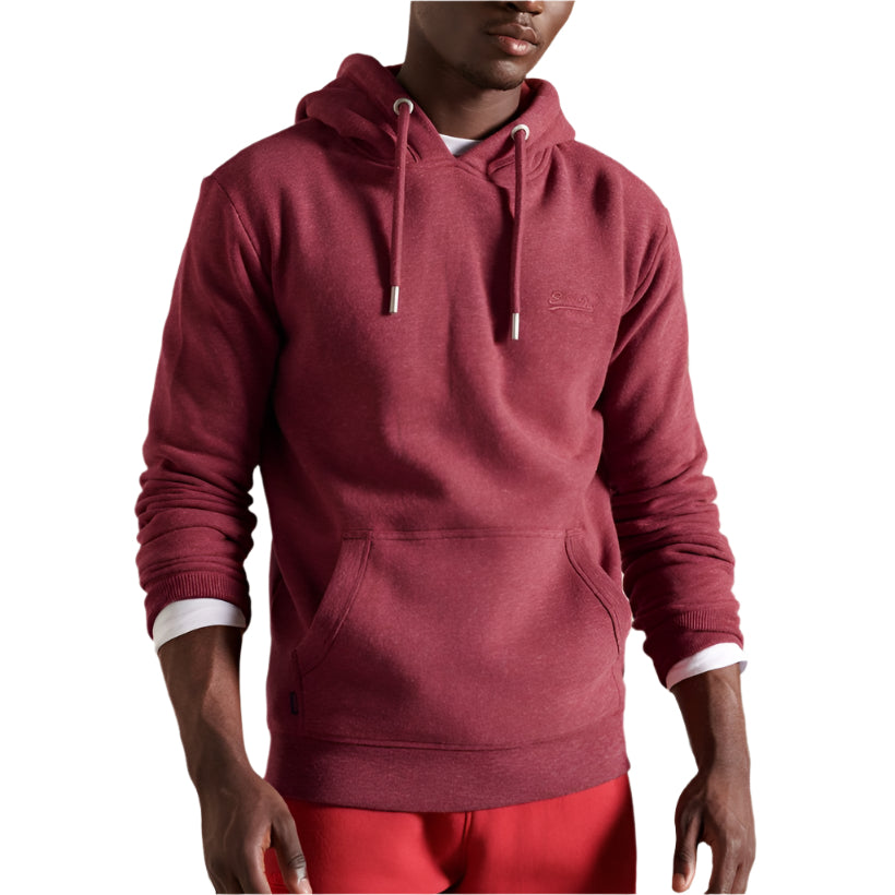 Superdry Vintage Logo EMB Hoodie - Red