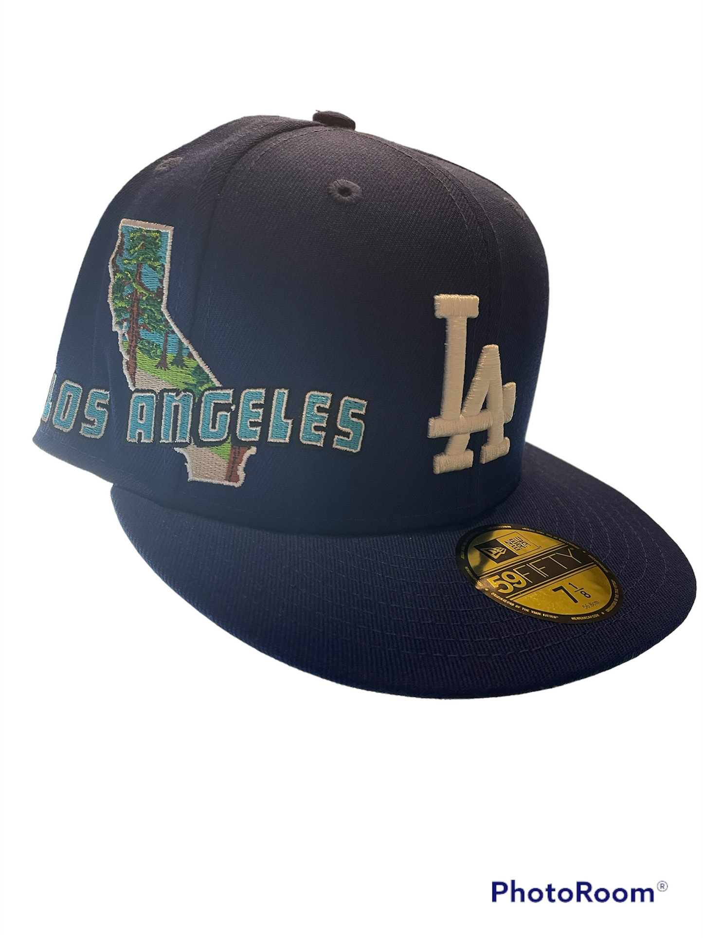 New Era LA Dodgers California Patch Fitted "Blue"