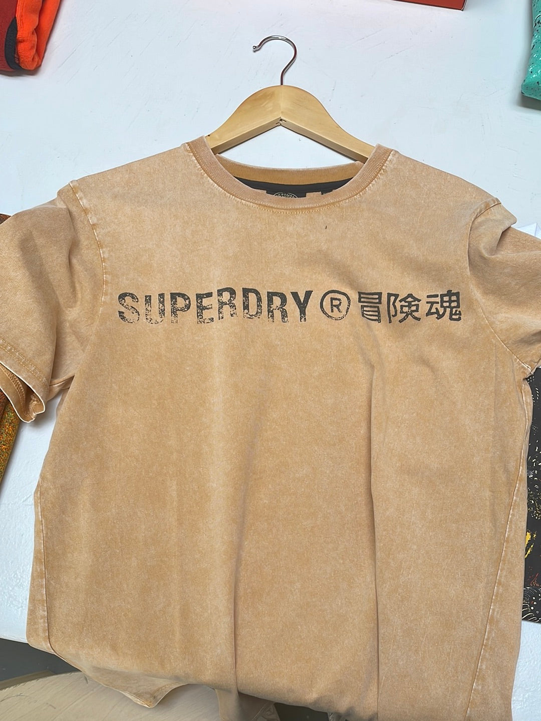 Superdry Vintage Tee Corp Logo "Dired Clay Brown"