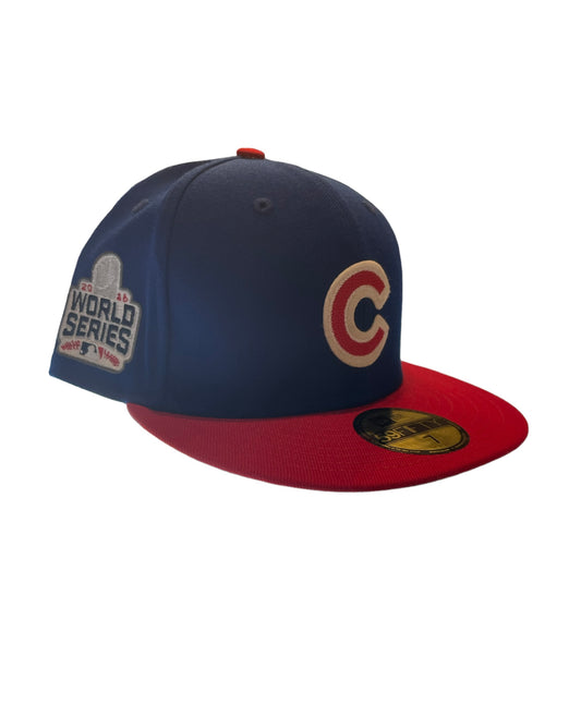 New Era Chicago Cubs 2016 World Series Fitted "Blue/Red"
