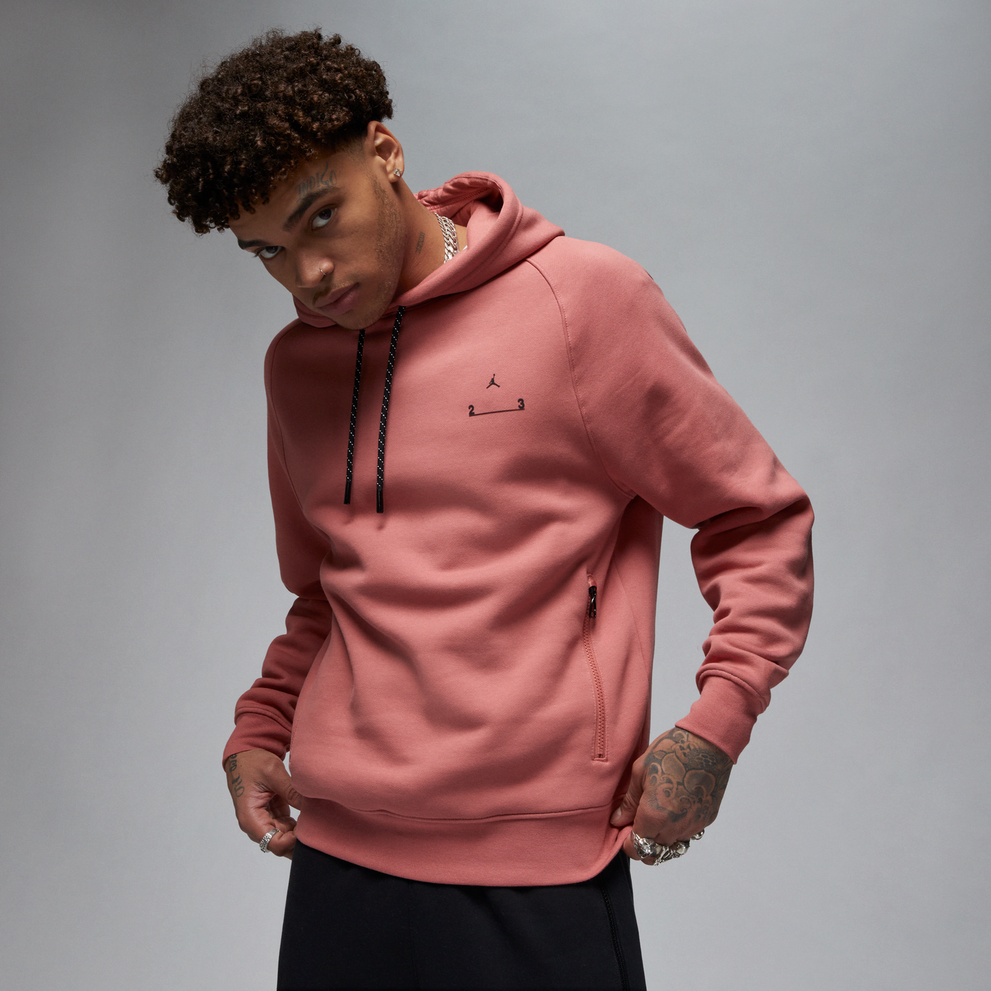 Jordan 23 Engineered Men's Fleece Pullover “Pink”