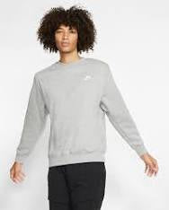 Nike Sportswear Club Fleece Crew “Grey”