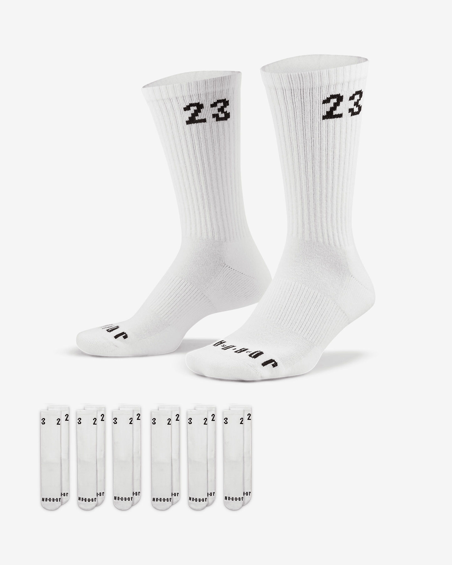 Jordan Everyday Essential Crew Socks - White