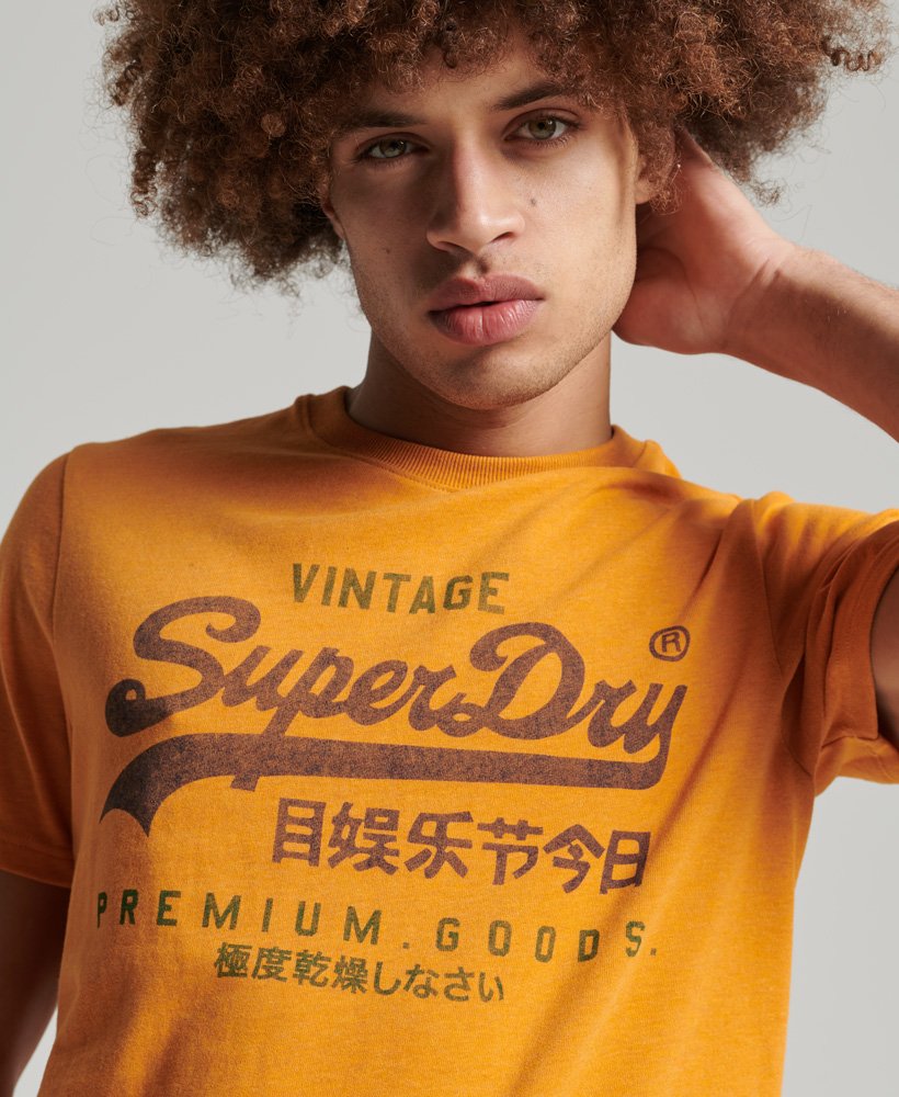 Superdry Vintage Classic Tee "Thrift Gold Marl"