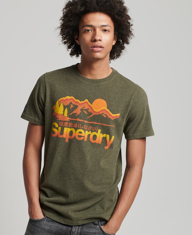 Superdry Great Outdoors Tee "Winter Khaki Grit"
