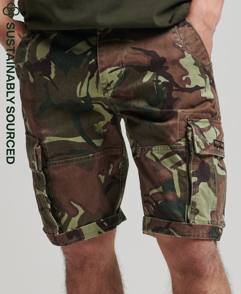 Superdry Vintage Core Cargo Heavy Shorts "Outline Camo Dark"