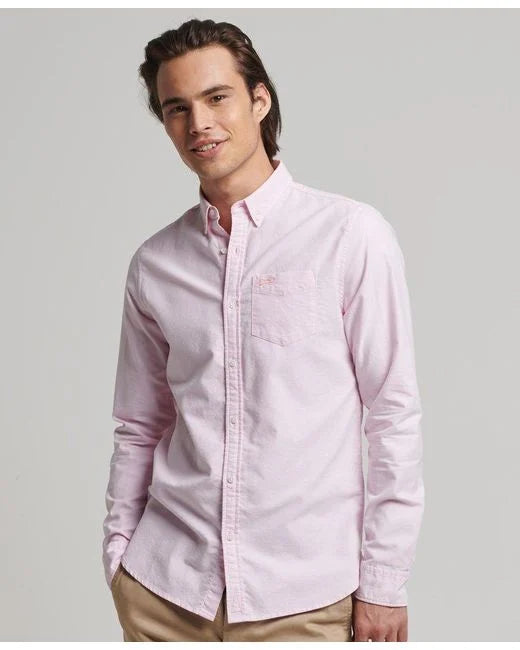 Superdry Vintage Oxford Shirt - City Pink